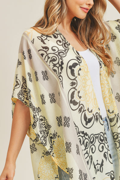 BOHEMIAN PATTERN KIMONO
