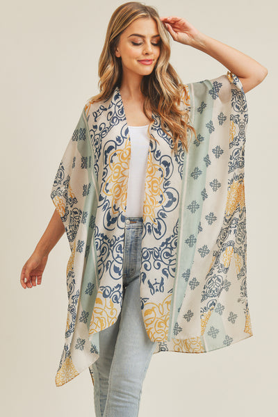 BOHEMIAN PATTERN KIMONO