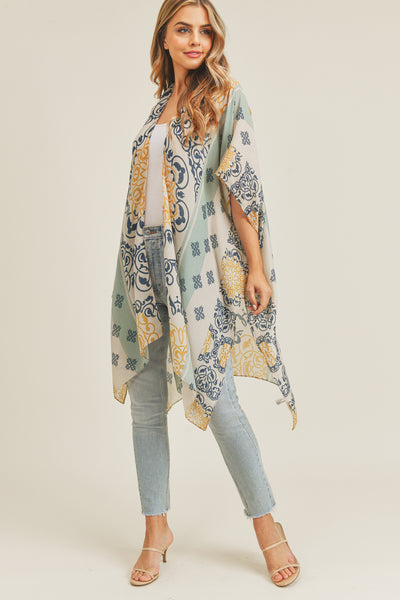 BOHEMIAN PATTERN KIMONO