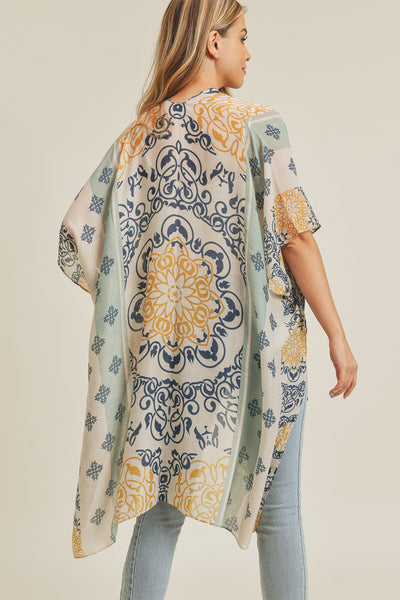 BOHEMIAN PATTERN KIMONO