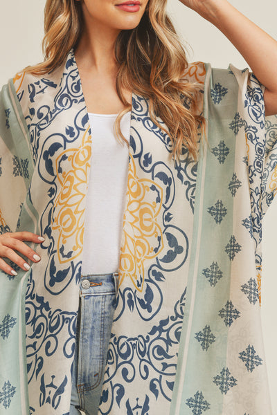 BOHEMIAN PATTERN KIMONO