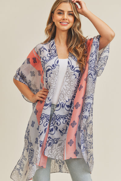BOHEMIAN PATTERN KIMONO