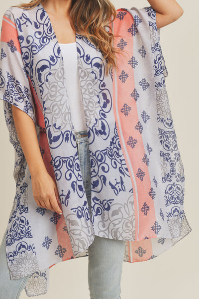 BOHEMIAN PATTERN KIMONO