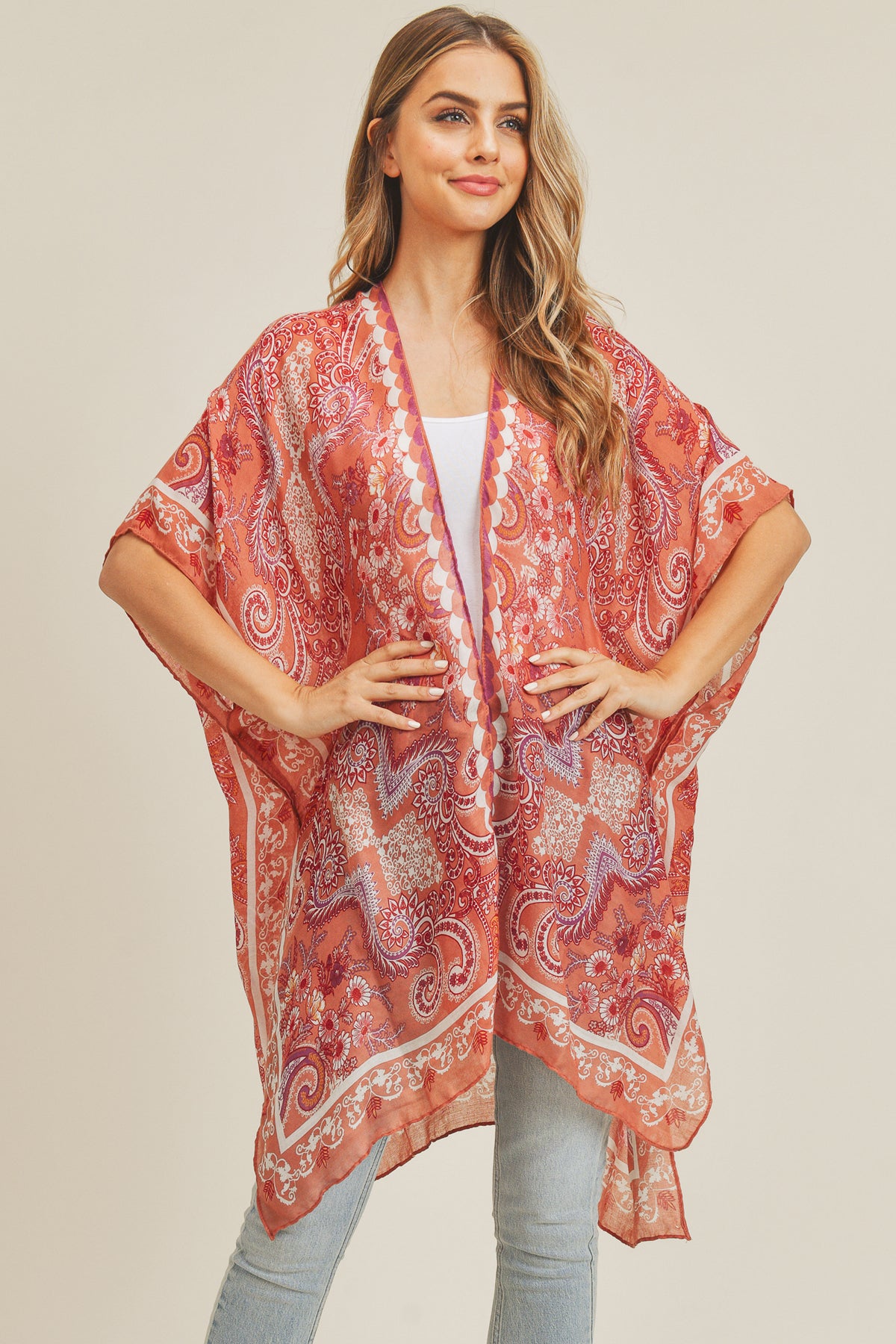 BOHEMIAN PATTERN KIMONO