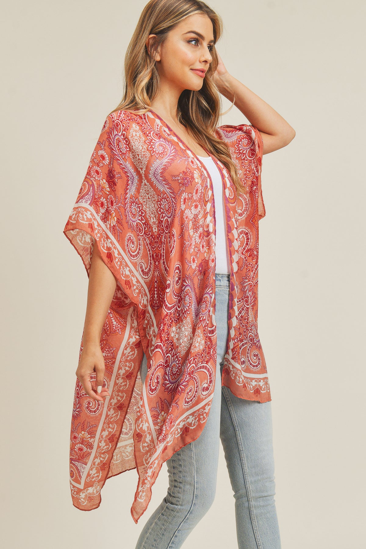 BOHEMIAN PATTERN KIMONO