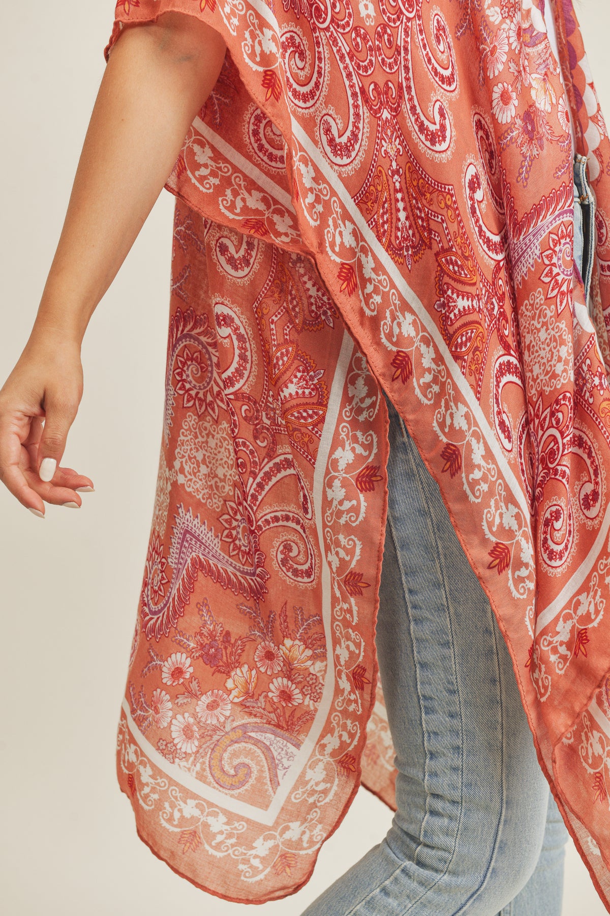 BOHEMIAN PATTERN KIMONO