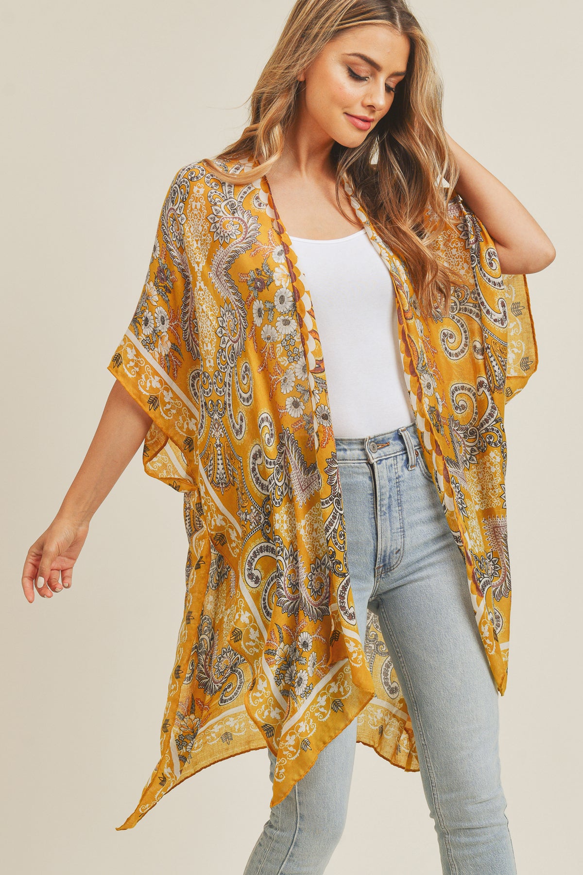 BOHEMIAN PATTERN KIMONO