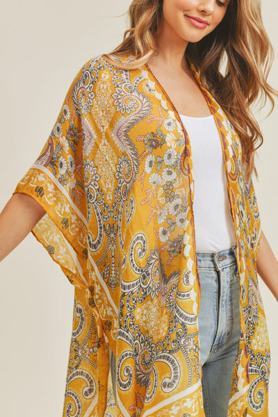 BOHEMIAN PATTERN KIMONO