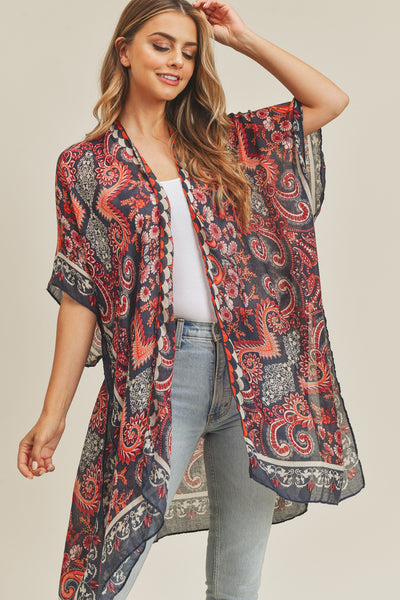 BOHEMIAN PATTERN KIMONO