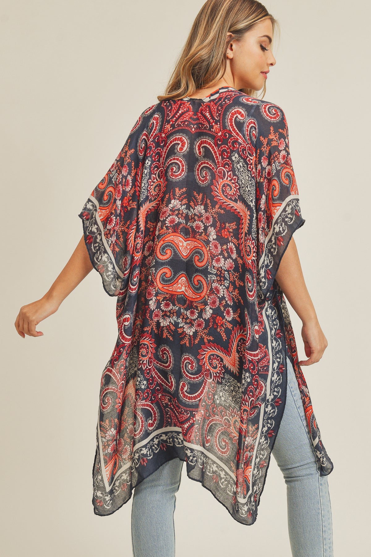 BOHEMIAN PATTERN KIMONO