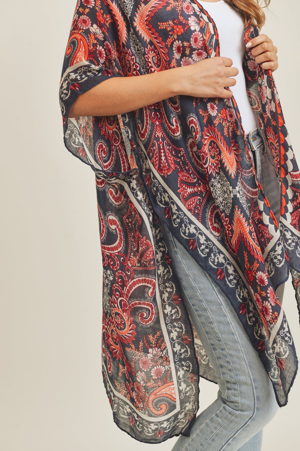BOHEMIAN PATTERN KIMONO