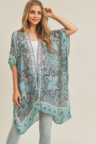 BOHEMIAN PATTERN KIMONO