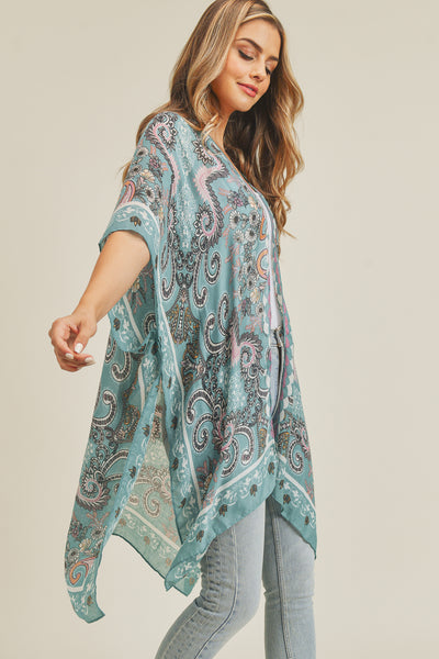 BOHEMIAN PATTERN KIMONO