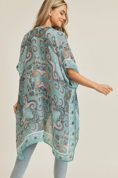 BOHEMIAN PATTERN KIMONO