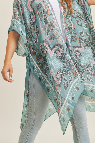 BOHEMIAN PATTERN KIMONO