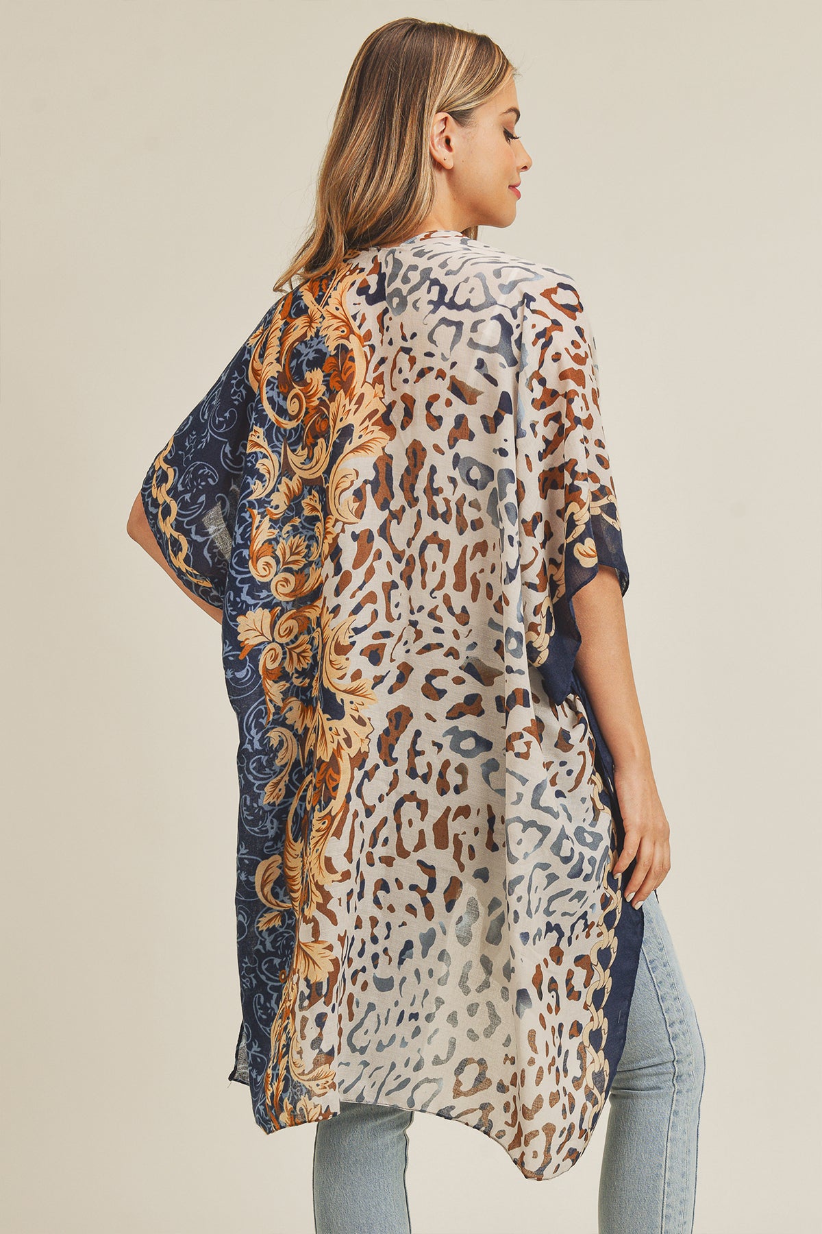 BOHO LEOPARD KIMONO