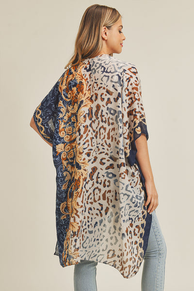 BOHO LEOPARD KIMONO