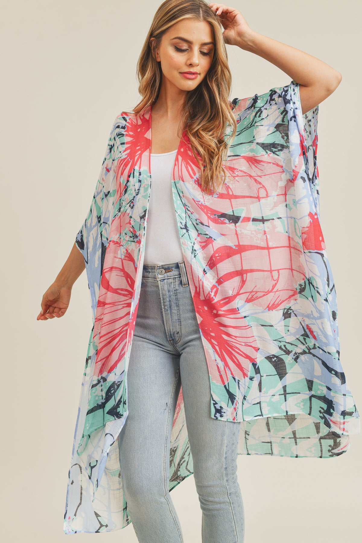BIG FLOWER KIMONO
