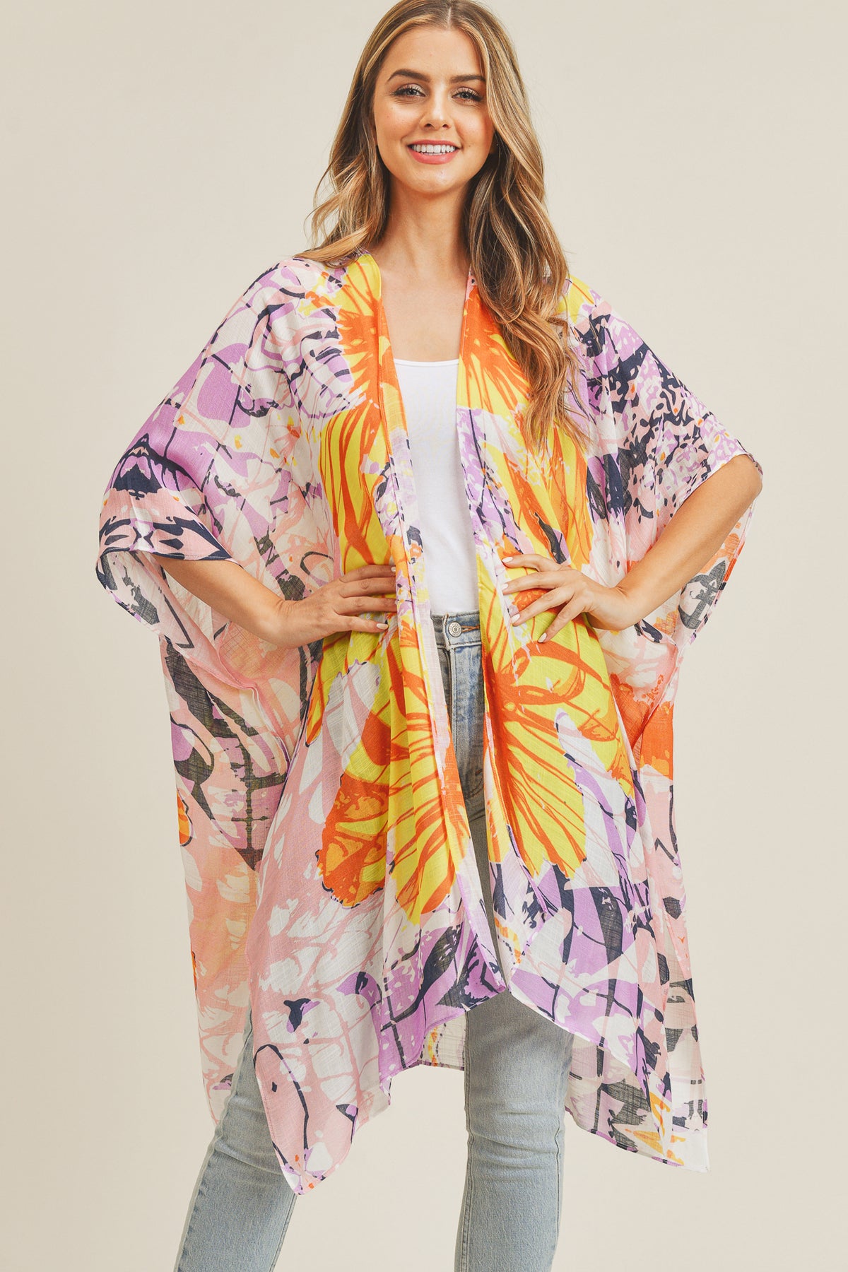 BIG FLOWER KIMONO