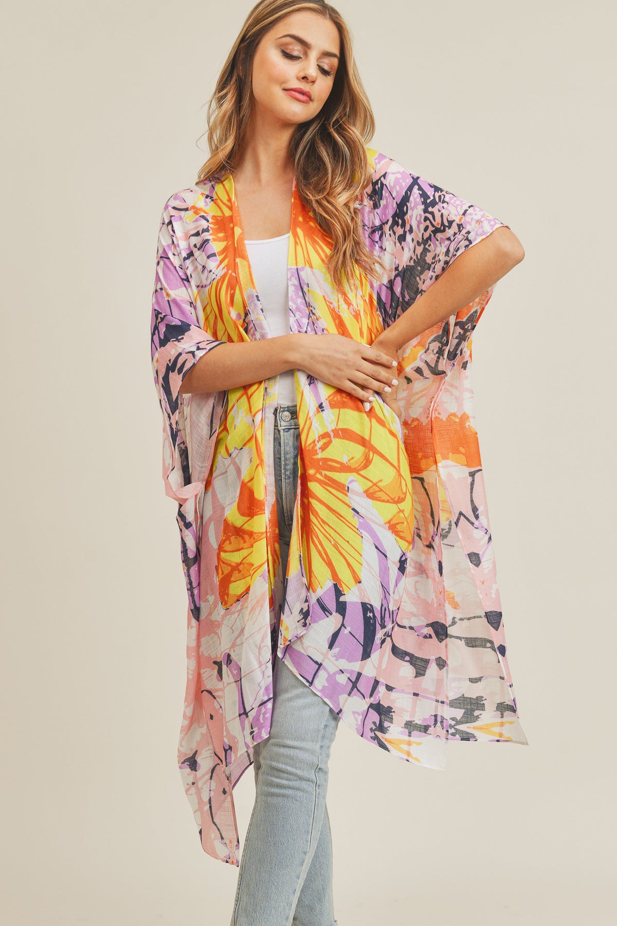 BIG FLOWER KIMONO