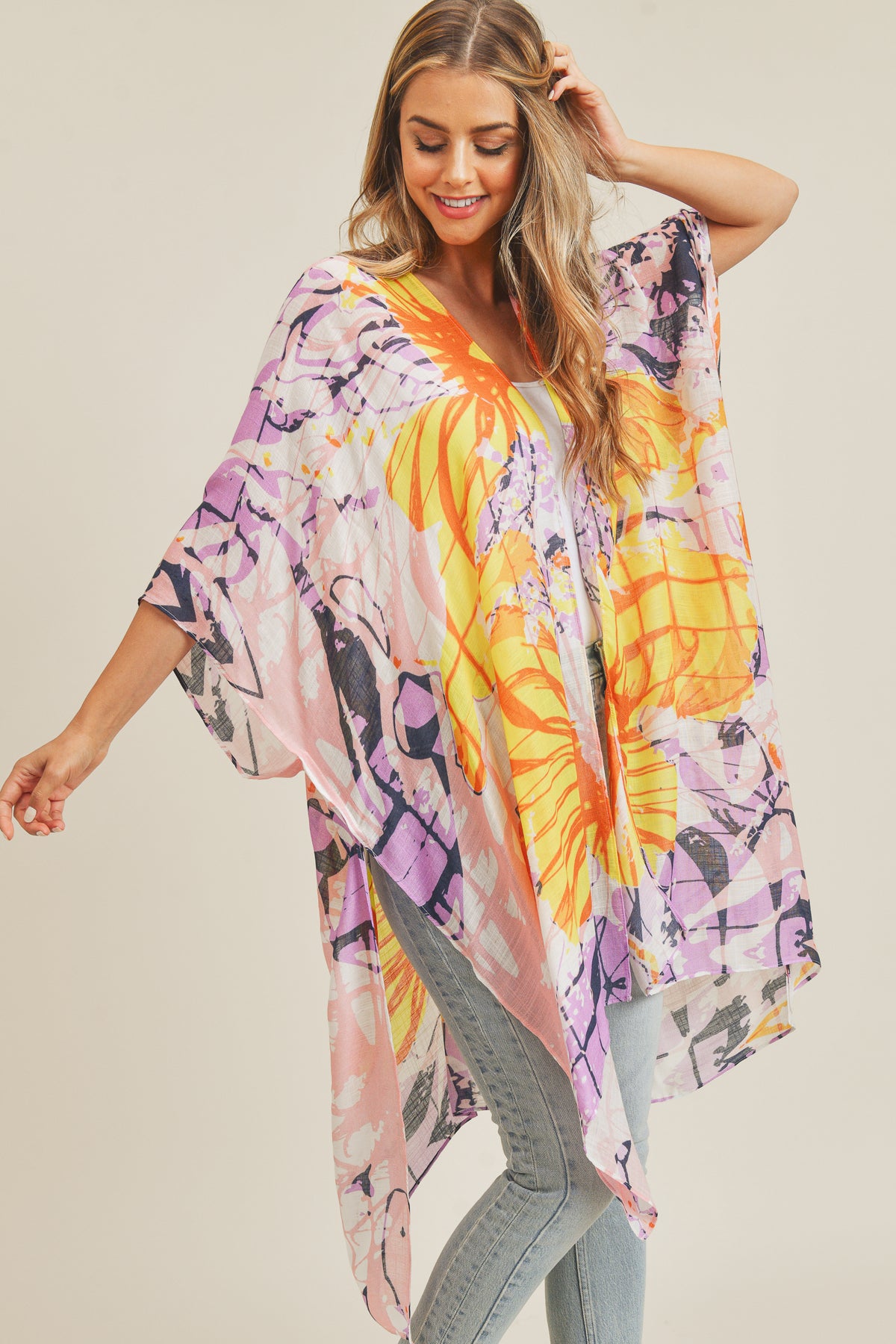 BIG FLOWER KIMONO