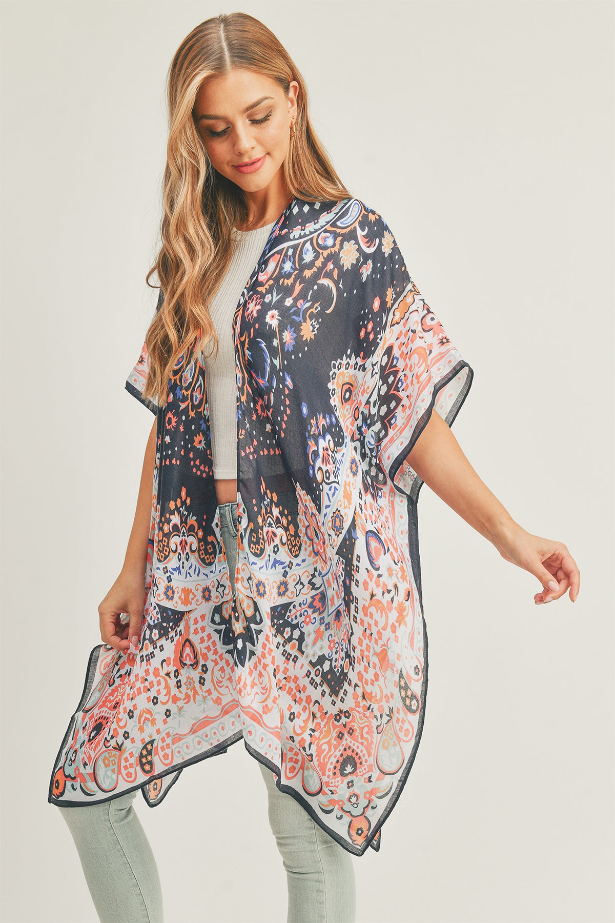 BOHO PRINT KIMONO