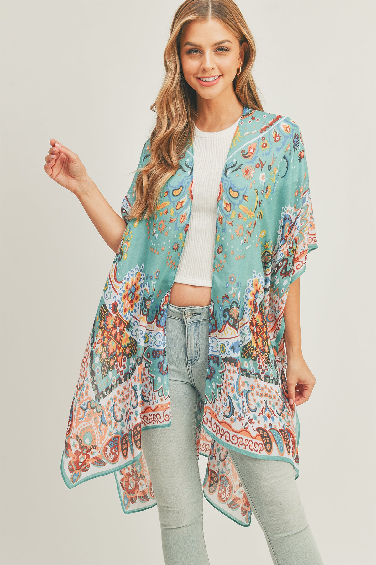 BOHO PRINT KIMONO