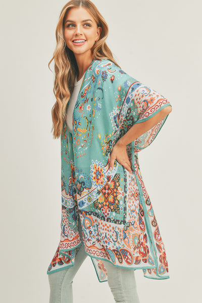 BOHO PRINT KIMONO