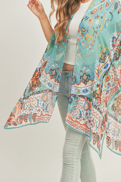 BOHO PRINT KIMONO