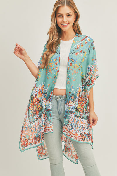 BOHO PRINT KIMONO