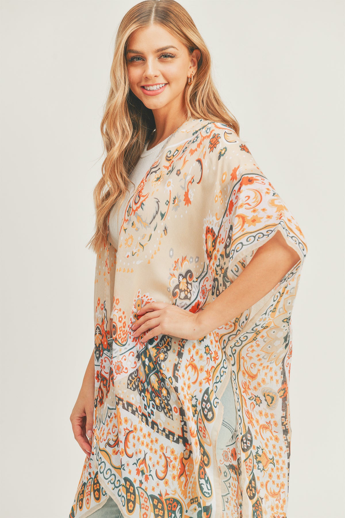 BOHO PRINT KIMONO