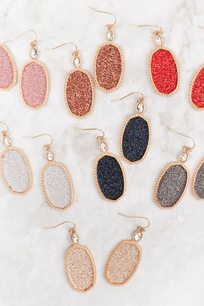 FACETED DROP EARRINGS/6PAIRS (NOW $1.25 ONLY!)