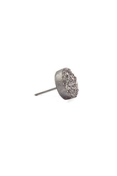 DRUZY CIRCLE STUD EARRINGS