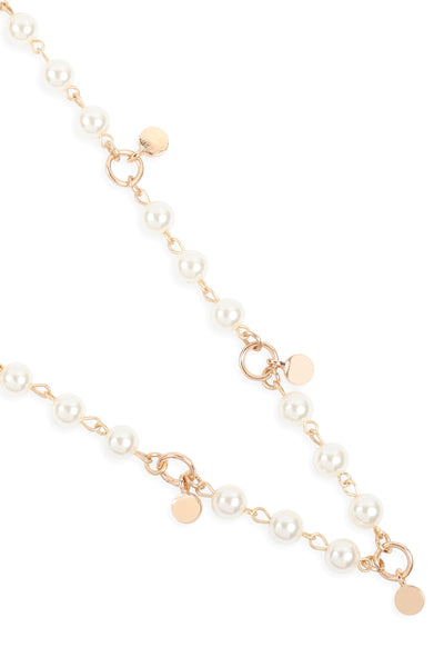 ACRYLIC PEARL LONG NECKLACE