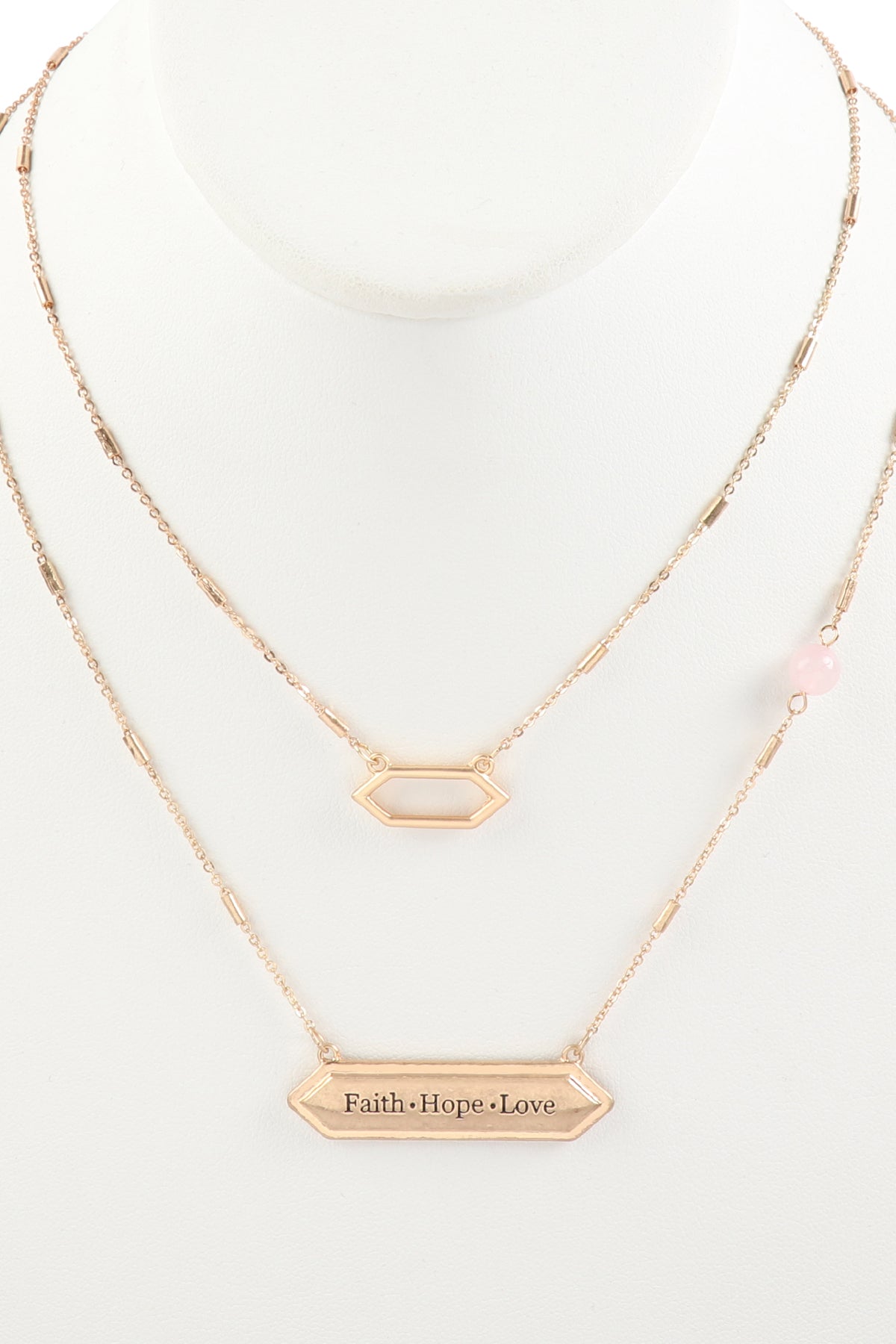 FAITH HOPE LOVE PENDANT NECKLACE (NOW $1.50 ONLY!)