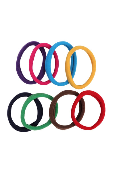 SET MULTICOLOR HAIR TIE HAIR ACCESSORIES/12PCS