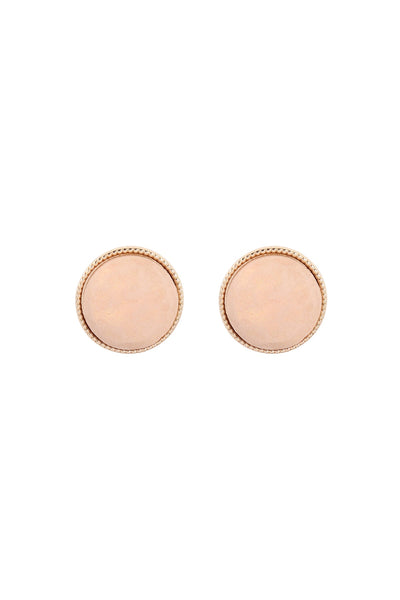 ROUND WOOD STUD EARRINGS (NOW $1.25 ONLY!)