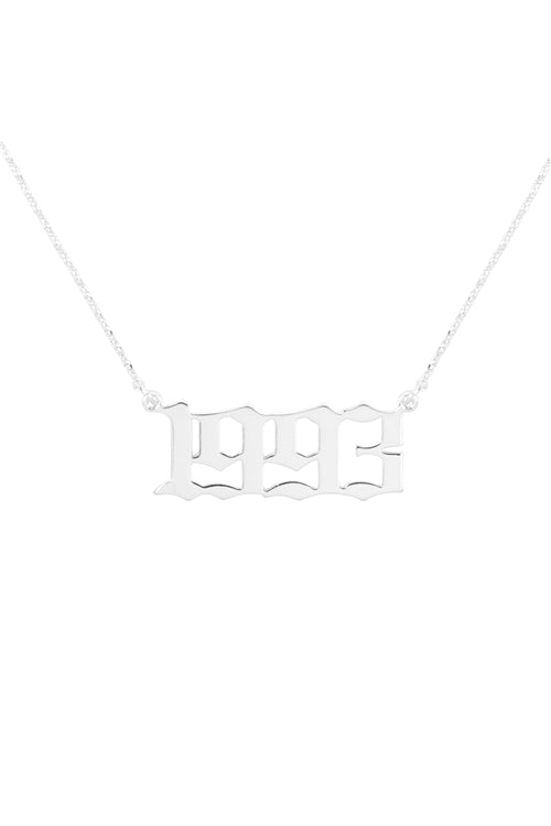 "1993" BIRTH YEAR PERSONALIZED NECKLACE