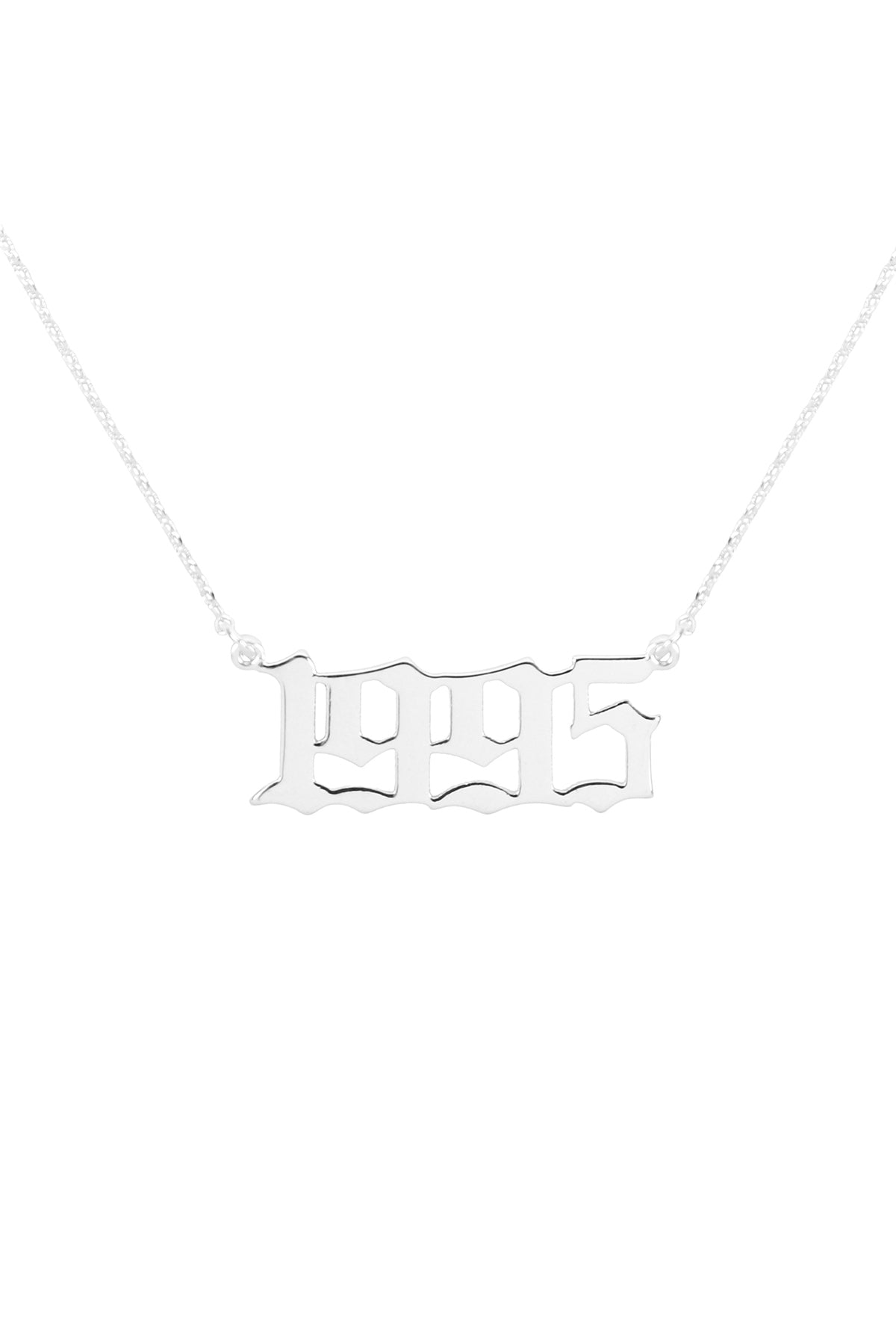 "1995" BIRTH YEAR PERSONALIZED NECKLACE