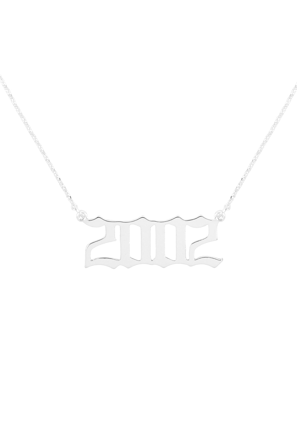 "2002" BIRTH YEAR PERSONALIZED NECKLACE