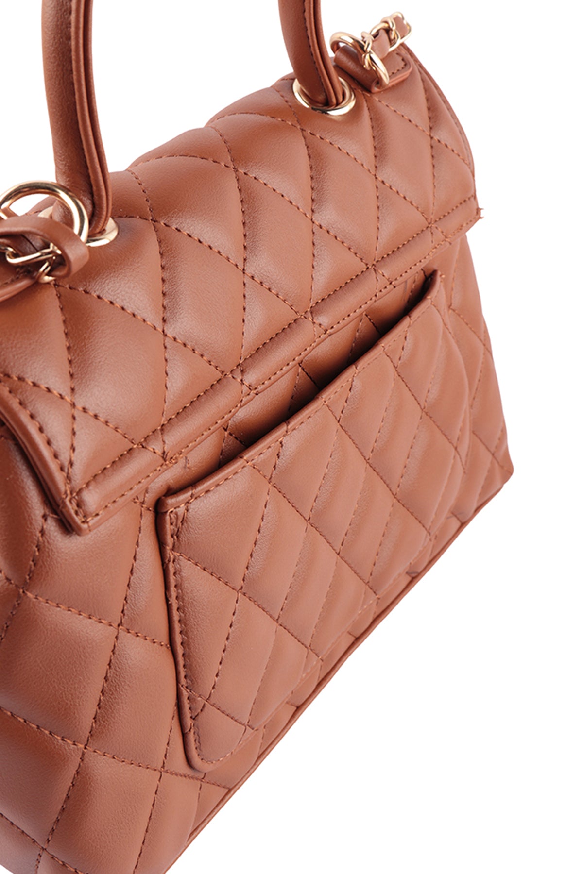 QUILTED DIAMOND PATTERN FASHION CROSSBODY/SLING BAG /HAND BAG/1PC