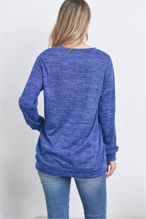 RFT2617-TWO TONED ROUND NECK SWEATSHIRT-1-2-2-2 (NOW $5.75 ONLY!)