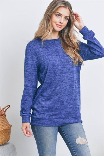 RFT2617-TWO TONED ROUND NECK SWEATSHIRT-1-2-2-2 (NOW $5.75 ONLY!)