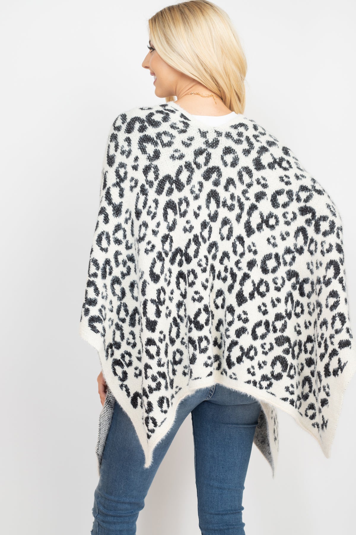 LEOPARD PRINT PONCHO (NOW $10.75 ONLY!)