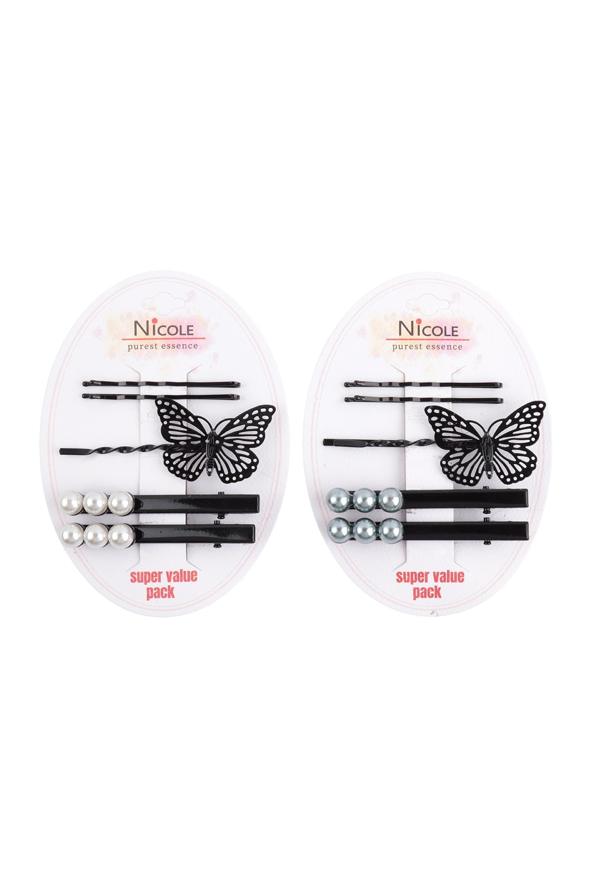 PEARL, BUTTERFLY BOBBY PIN ASSORTED HAIR ACCESSORIES