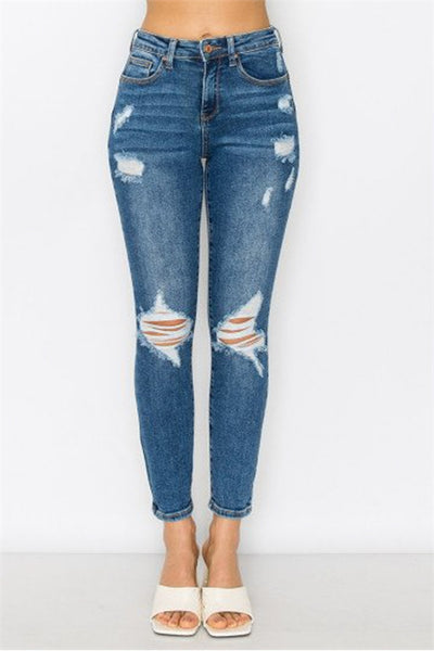 VINTAGE PUSH-UP HIGH RISE SKINNY DENIM PANTS-1-1-2-2-3-2-2-2