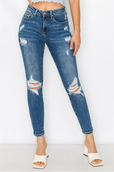 VINTAGE PUSH-UP HIGH RISE SKINNY DENIM PANTS-1-1-2-2-3-2-2-2